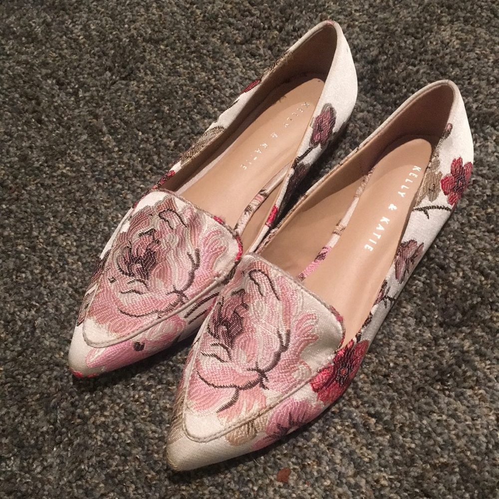 Pink Floral Shoes